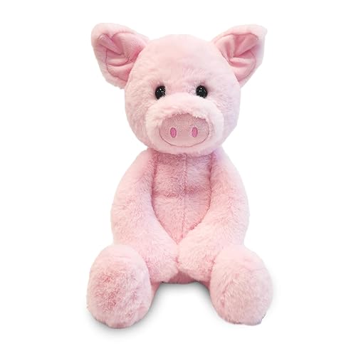 World's Softest Plush Pugs Pig, Lushee, Large, 16" Stuffed Animal for Baby, Toddler, Kids, Adults - Pig Plush Toy-Adorable Toy Made from Kid-Friendly, Quality Materials