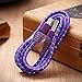 3ft 6ft 10ft Braided Fabric Micro USB Data&Sync Charger Cable Cord For Android Phones Samsung HTC Blackberry LG