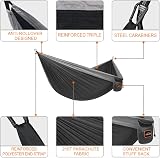 AnorTrek Camping Hammock Lightweight Parachute Nylon with Tree Straps view 2