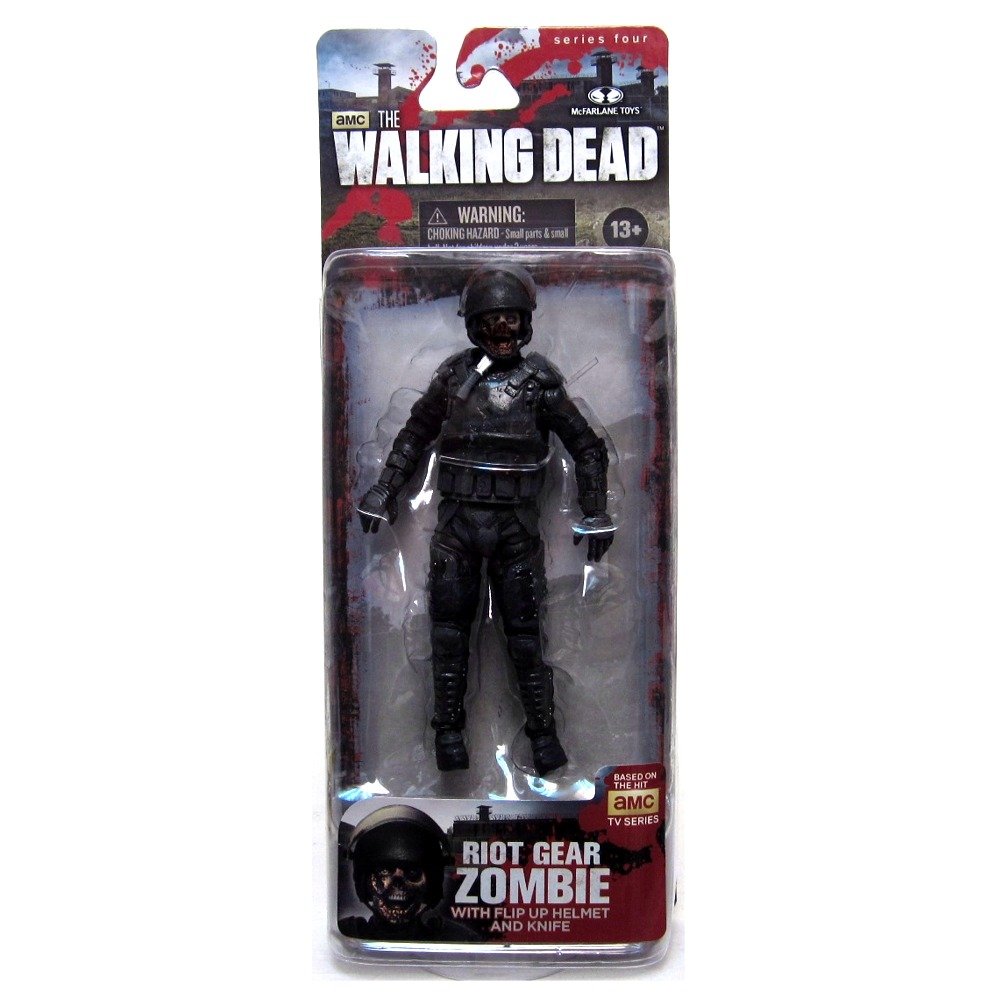 Walking Dead TV Series 4 Riot Gear Zombie Action Figure