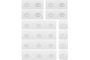 12 Pack Shower Caddy Adhesive, Shower Shelf Adhesive - Strong Waterproof Hooks & Strips for No Drill Replacement & Fixing of 