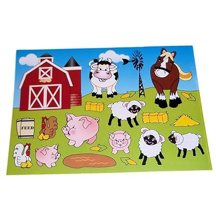 Barnyard Fun Sticker Sheet Arts Crafts Arts Crafts Papeterie