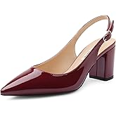 JOY IN LOVE Pumps for Women Chunky Heels Comfortable Block Heel Work Dress Pump Shoes