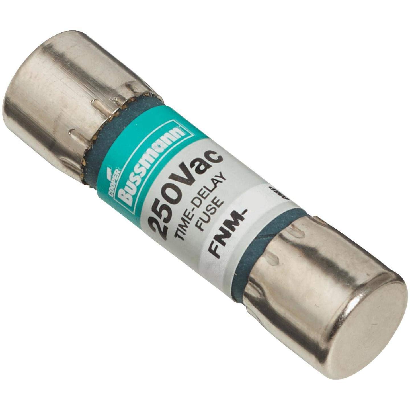 Bussmann Fuse Current Limiting, Dual Element Time Delay, Midget Cartridge, Time Delay 2 Amp 250 V 13