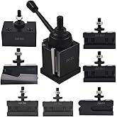 findmall Bxa 250-222 Tool Post Set Wedge Type Quick Change Turning and Facing Holders Fit for Lathe (8)