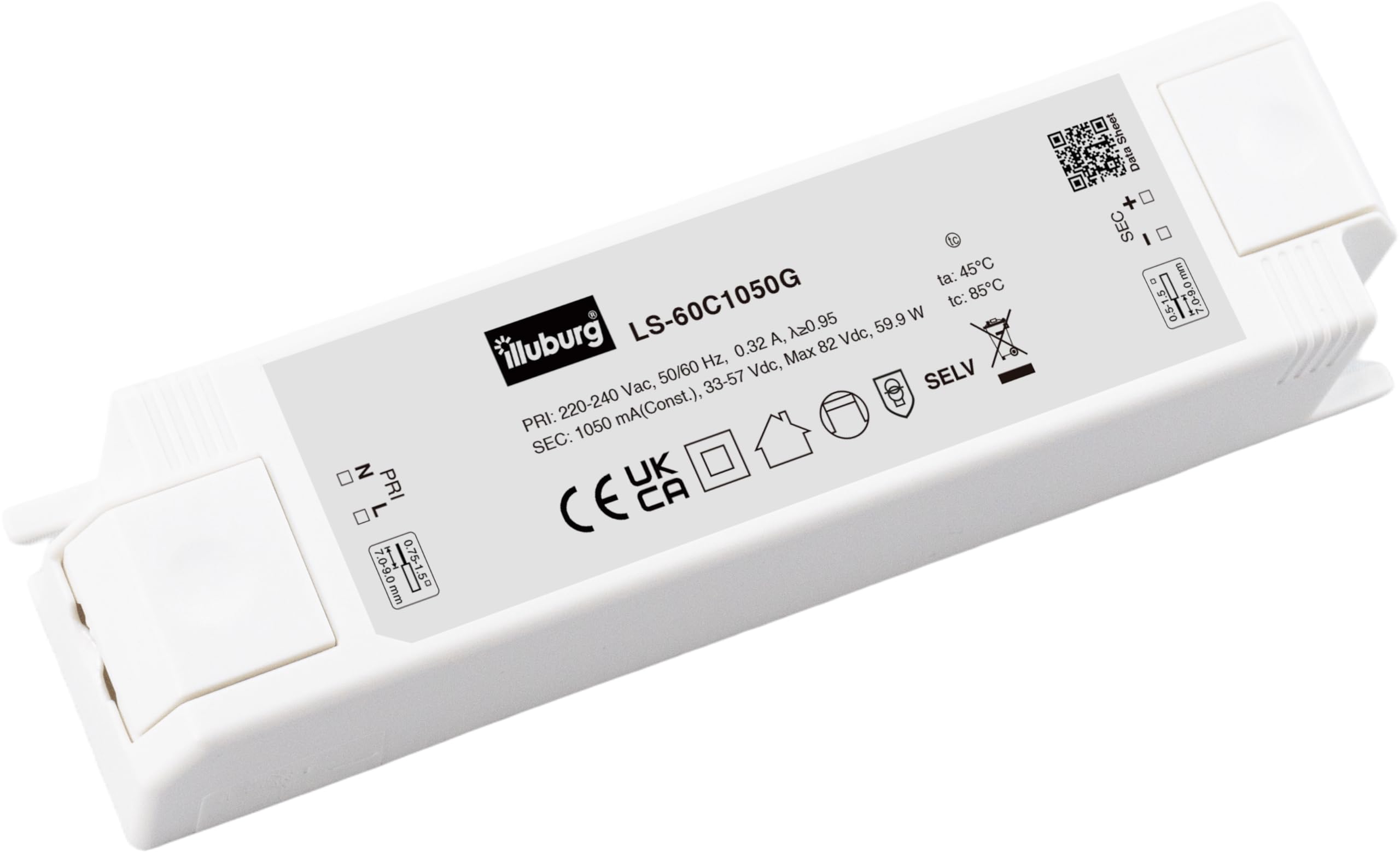 Eaglerise 50W Corded Electric LED Driver (10.0 amps, Constant Current, Flickerfree, CE certified), Model Number: LS-XXC700