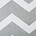 DII Non Woven Polyester Storage Bin, Chevron, Gray, Large Set of 2