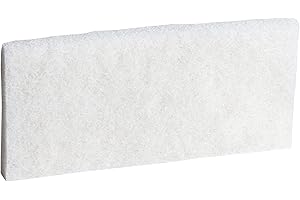 3M 8440 Doodlebug Cleaning Pad, 4.6" x 10" - 5-Pack, White