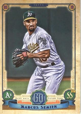 Marcus Semien Mother - 2019 Topps Team Edition Oa 15 Marcus Semien Oakland Athletics Baseball Card Sport Trading Cards Odentis Sammeln Seltenes