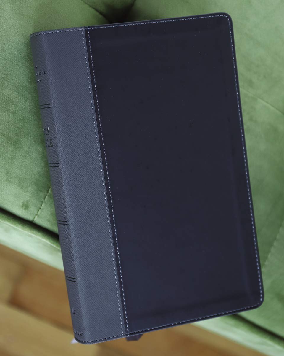NIV, Personal Size Bible, Large Print, Leathersoft, Black, Red Letter, Comfort Print NIV, Personal Size Bible, Large Print, Leathersoft, Black, Red Letter, Comfort Print Imitation Leather