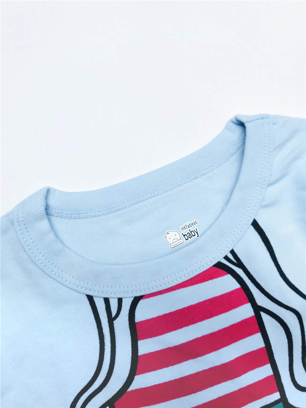 LitBud Toddler Girls Mermaids Pajama Sleepwears 2pcs Long Sleeves Pjs Tops + Pants Sets for Kids Size 3-4 Years 4T