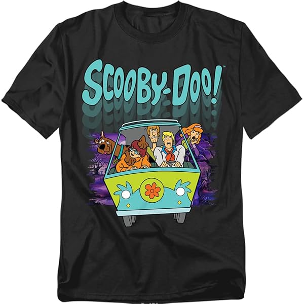 Scooby Doo and Shaggy Mystery Inc Men's Black Graphic Tee - S