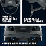 ABUS MoTrip MTB Helmet - Height-Adjustable Peak, Ponytail Fit, Unisex view 3