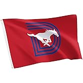 Desert Cactus SMU Mustangs 100% Polyester Indoor Outdoor 3x5 feet Southern Methodist University Banner (Flag D)