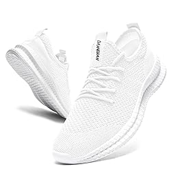 WOHHHW Women Walking Shoes Running Sports Mesh