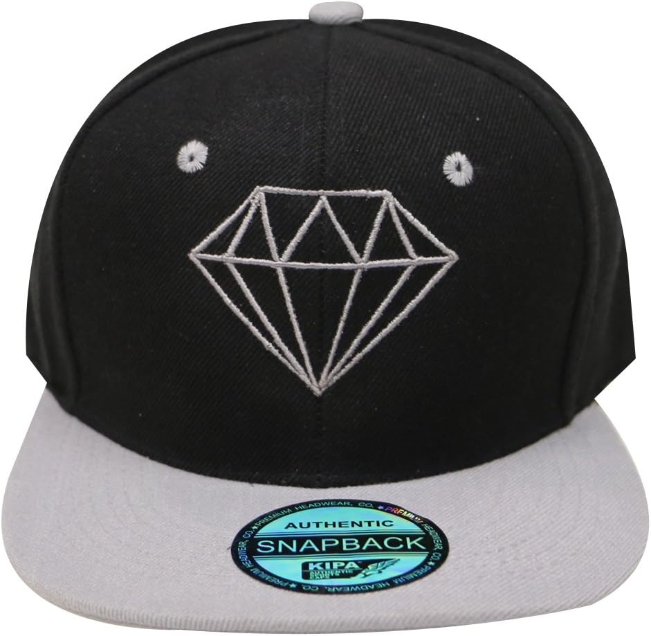 City Hunter Cf918t Diamond Snapback Cap - 5 Colors