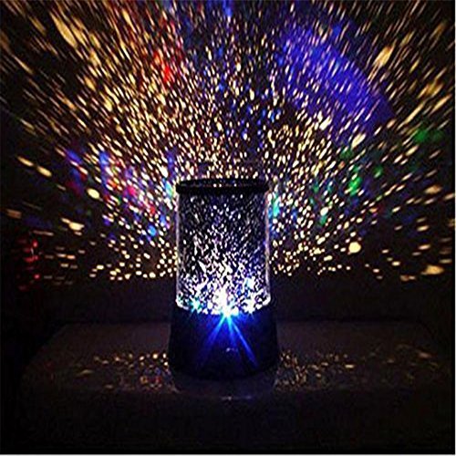 EP(US) Generic Colorful Twilight Romantic Sky Star Master Projector Lamp, Starry LED Night Light Kids Bedroom Bed Light for Christmas Light blue)