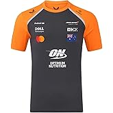 Castore McLaren F1 Men's 2025 Oscar Piastri Team Set Up T-Shirt (Phantom, L)
