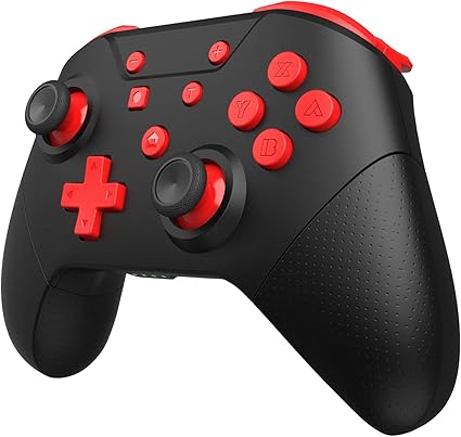 Amazon Co Jp Switch コントローラー 21最新版 Booking 無線 スイッチコントローラー Nfc機能 Turbo自動連射 Hd振動 6軸ジャイロセンサー機能 付き Amiibo搭載 スイッチ コントローラー 全てシステムに対応 日本語取扱説明書 黑 ゲーム