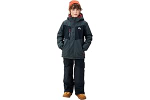 SMONTY Kids Ski Suit Girls Boys Snowsuits Winter Ski Jacket & Bib Pants Set Snowboard Waterproof Windproof Warm Coat