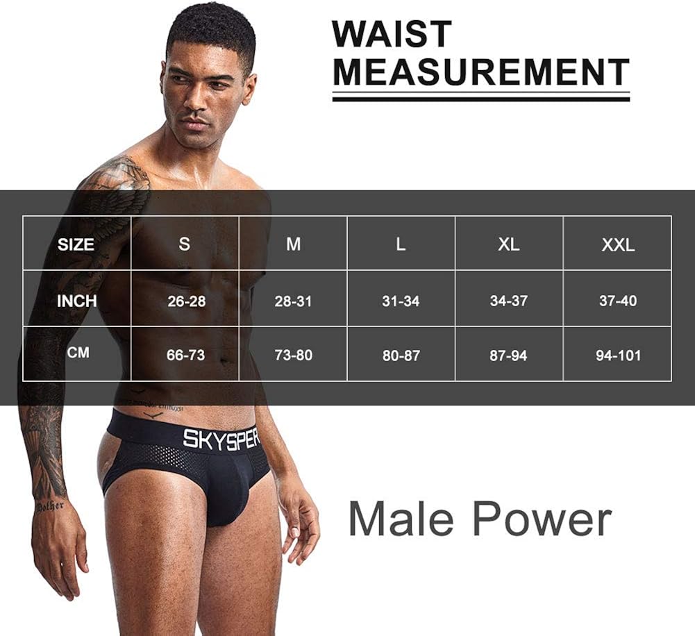 SKYSPER Men's Jockstrap Athletic Supporter Jock Straps Male Underwear at  Men’s Clothing store