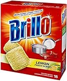 Brillo Steel Wool Soap Pads Lemon 18 Count