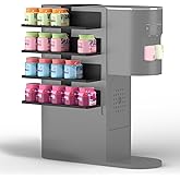 aismile Flavor Storage Holder Compatible With Ninja Thirsti , Side-mounted 4-tier flavore water drops organiser, space-saving design, easy to access,Holds 20 Flavore Water Drops