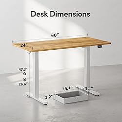 BANTI Electric Standing Desk with