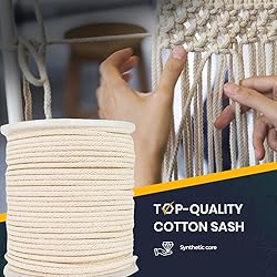 SGT KNOTS Cotton Sash Cord - All Purpose Rope for