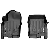 SMARTLINER Custom Fit Floor Mats 1st Row Liner Set Compatible with 2005-2021 Nissan Frontier