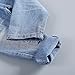 KIDSCOOL SPACE Baby & Little Boys/Girls Blue & Black Denim Overalls,Blue,2-3 Years