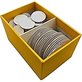 Futhark: Dry Erase Tokens: Reusable Round Tokens for DIY, Game Design, and RPGs (100 PCS)