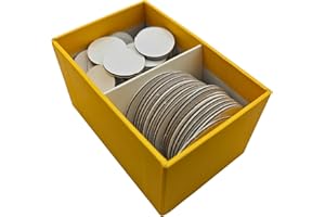 Futhark 100 Dry Erase Tokens for DND – Reusable RPG Tokens in 2 Sizes for Combat Tracking, Initiative, Conditions, and Effects – Reusable Circle Markers for Tabletop Board Games Accessories (100 PCS)