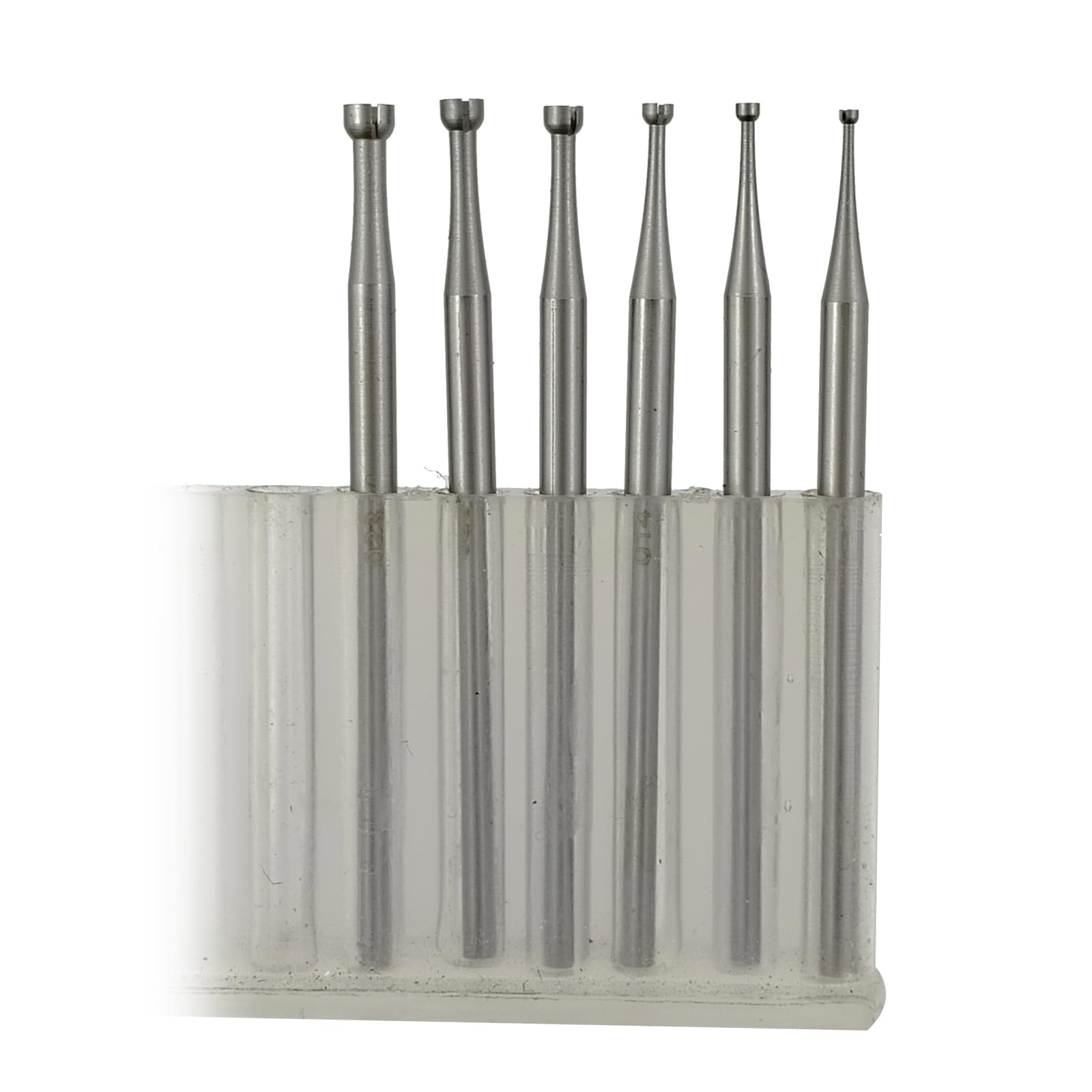 Photo 1 of ??? ?? 6 Pcs Open Mouth Cup Burr - 3/32'' Shank Jewelry Setting Cup Burs Wire Rounder Bits Lapidary Making Bits for Rotary Tools includes Dremel (008-023)