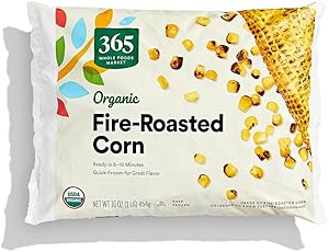 365 by Whole Foods Market, Organic Fire Roasted Corn, 16 Ounce, (Frozen)