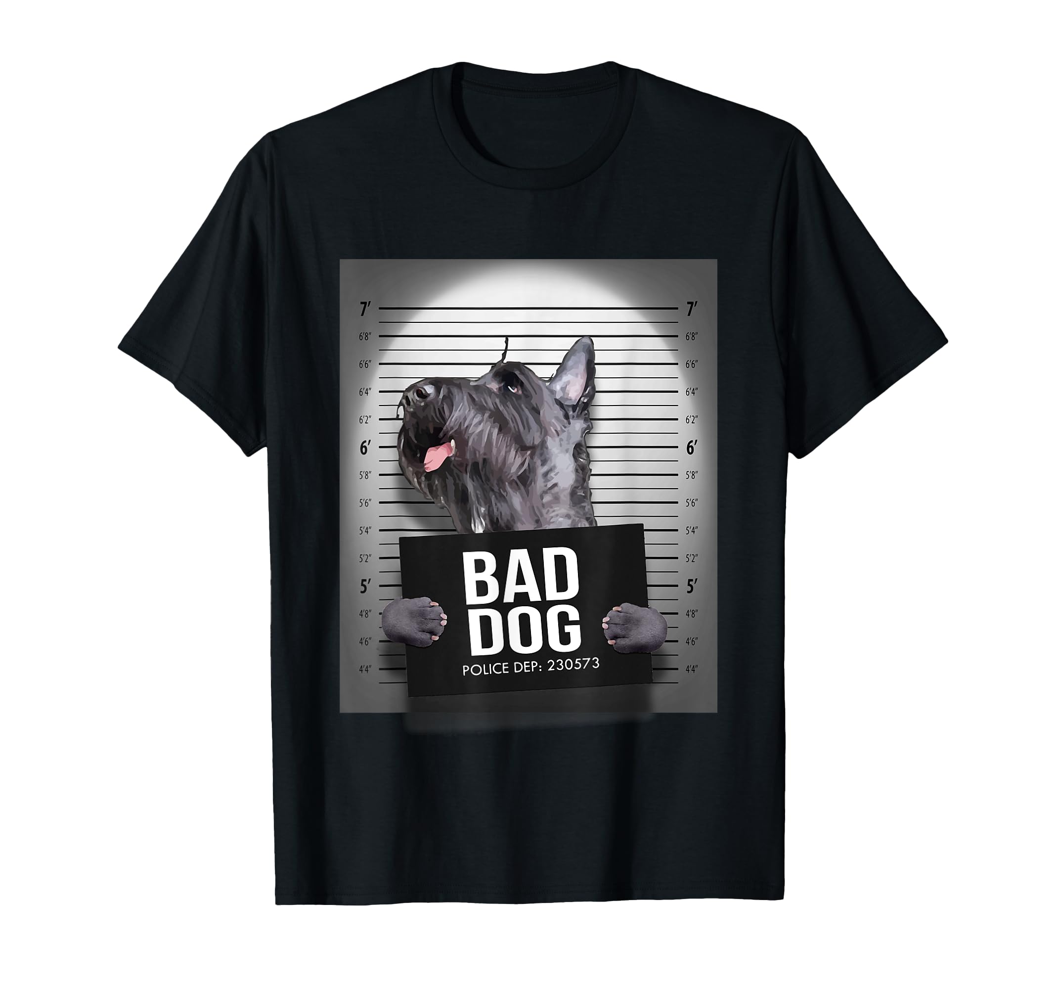 Scottie Dog Mugshot TShirt T-Shirt