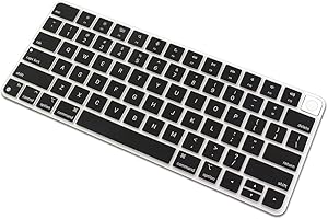 ProElife Keyboard Cover Skin for 2024-2021 Apple Magic Keyboard 3 with Touch ID A3118 A2449 Ultra Thin Silicone Keyboard Prot