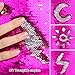 MHJY Sequin Bag Mermaid Drawstring Backpack Sports Beach Dance Bag (Fuchsia/Silver)