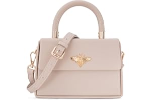 Milan Chiva Small Top Handle Purses for Women Mini Satchel Crossbody Bag Elegant Square Bag