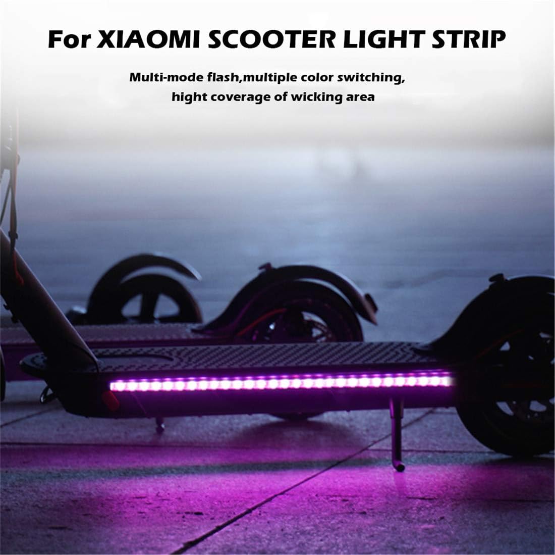 Compatible with Xiaomi M365 Electric Scooter Foldable Led Strip Lights Light-Up Colorful Light Strip