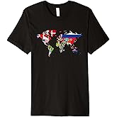 Amazon.com: International world flags and world map for children T ...