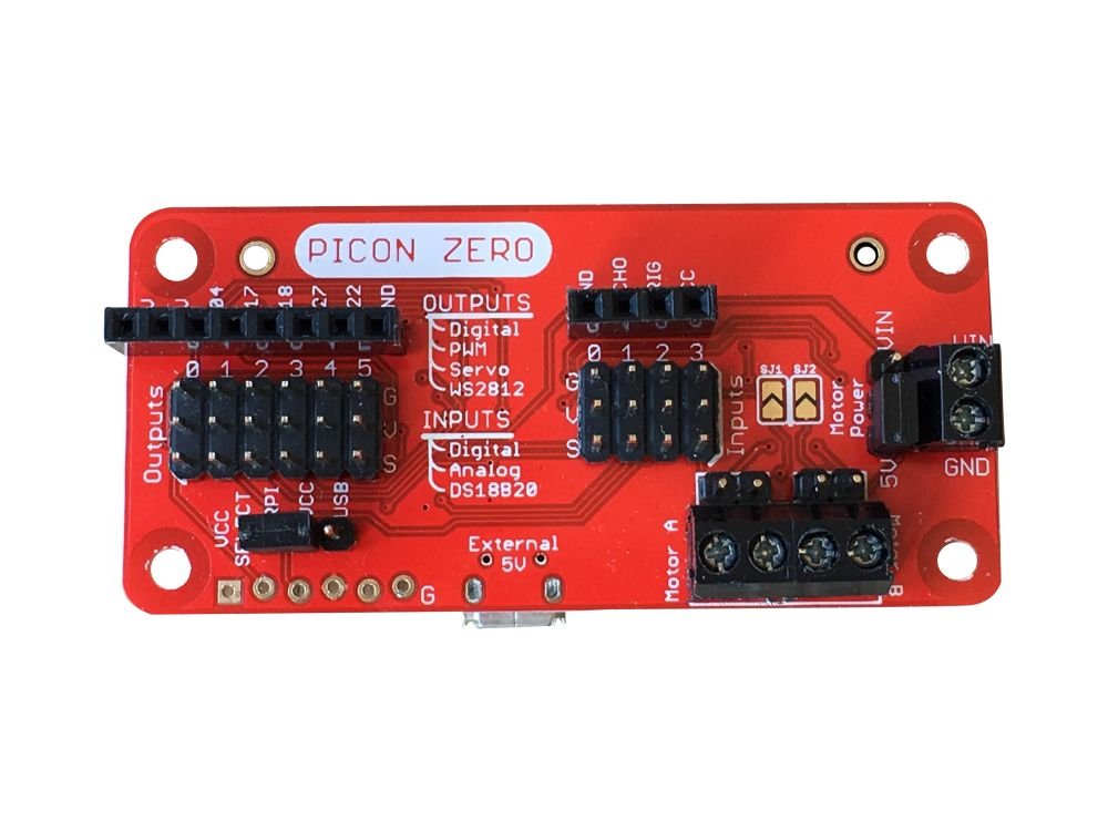 4tronix Picon Zero v1.3 Intelligent Robotics Controller Board for Raspberry Pi