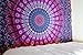 Pink and Purple Peacock Mandala Tapestry Mandala Throw, Bohemian Tapestry, Purple Tapestry, Mandala Bedspread, Tapestry Throw, Picnic Blanket