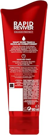 L'Oréal Paris Elvive Colour Protect Rapid Reviver 180ml Conditioner view 4