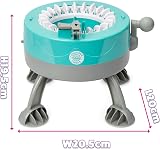 KNITTING CIRCLE Kids Knitting Station 22 Pin Machine Two Colour Yarn Kit view 7