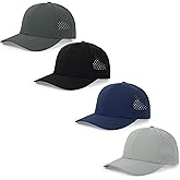 kozinu Quick Dry Baseball Cap Curved Brim Snapback Hat Laser Cut Mesh Ball Cap Golf Ball Cap for Men Women