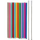 Tegion Mini Short Pinch Test Passed 5.5" Replacement Reusable Toddlers& Kids&Baby Silicone Small Straws for The First Years T