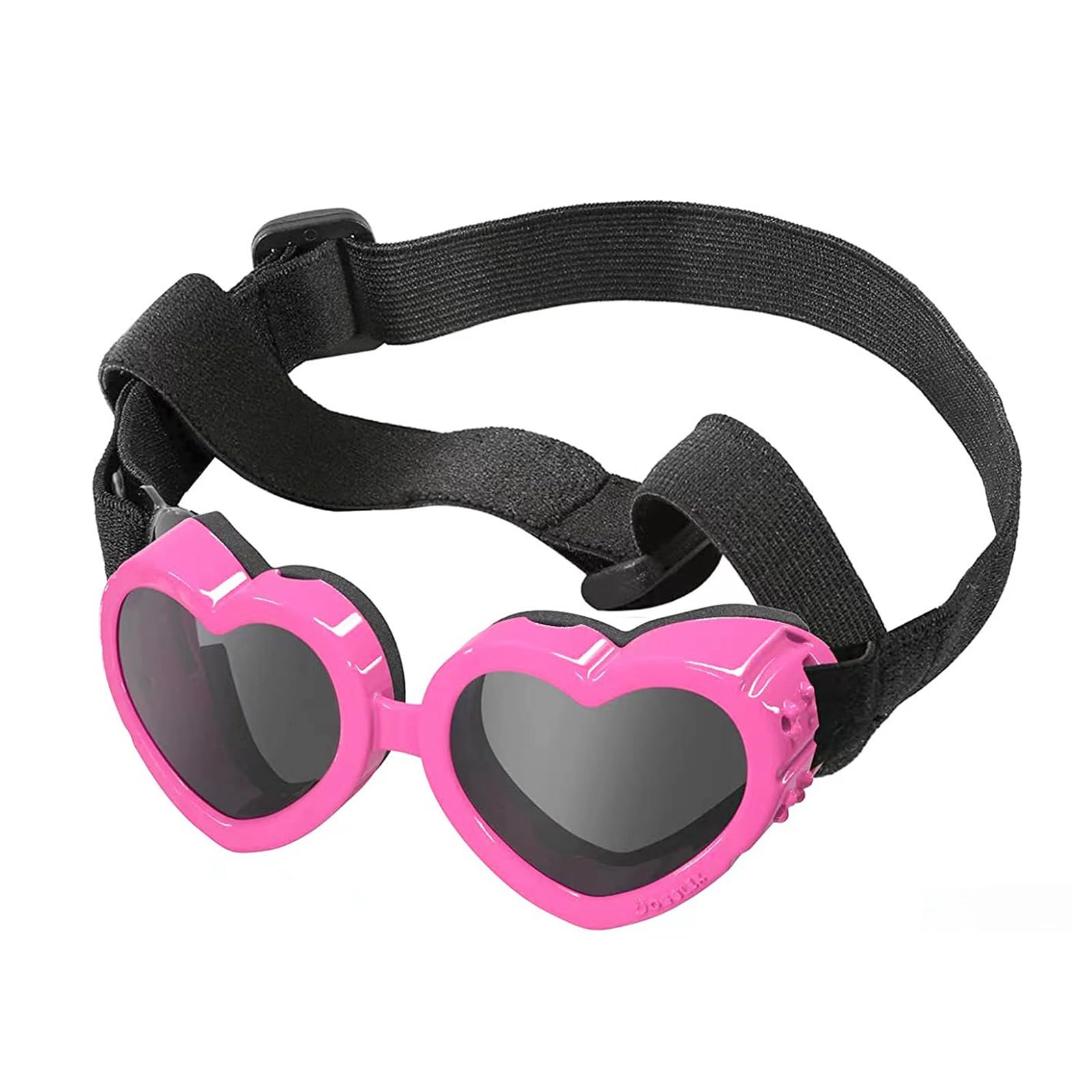 Cute Small Dog Heart Sunglasses Durable Windproof Eye Protection Pet Sunglasses Funny Sun-Proof Dog Goggles Anti-ultraviolet Pets Sunglasses for Cats or Small Dogs