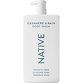 Native Sulfate Free Body Wash Contains Naturally Derived Ingredients | for Women & Men| Cashmere & Rain, 36 oz