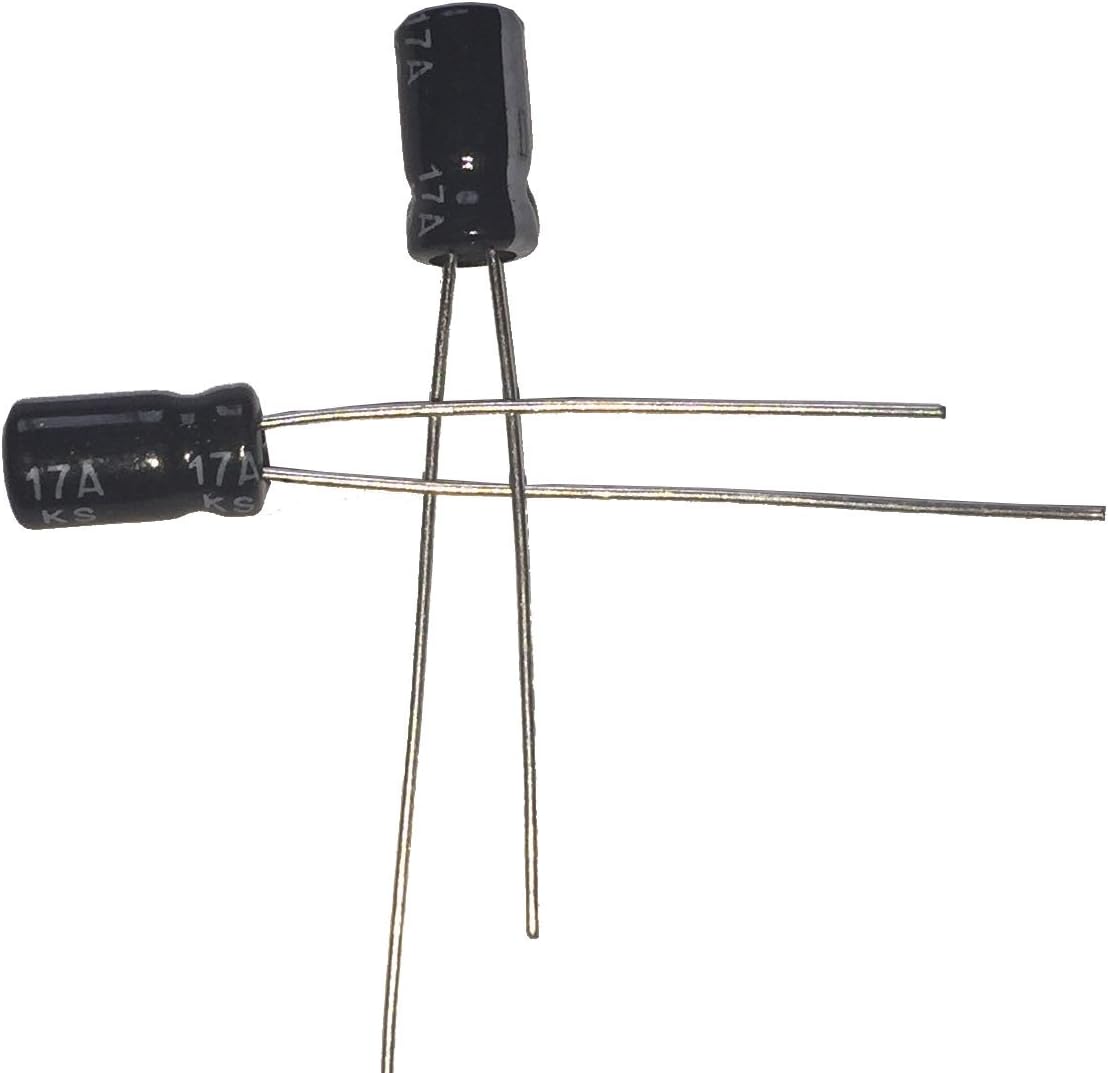 LATTECH 10uF 50V 4X7 +/-20% -40-+105℃ 100 PCS Aluminum Electrolytic Capacitor